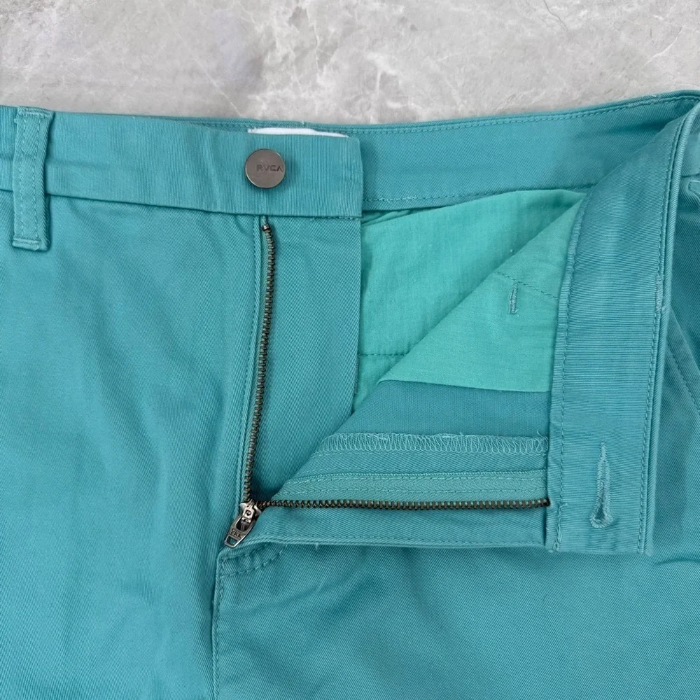 Women’s RVCA Weekend Stretch Mid-Rise Straight Leg Pant Pockets Size 27 - Picture 7 of 16